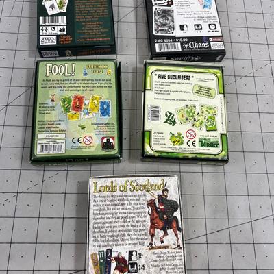 (5) Card Games: Fool, Lords of Scotland, and More