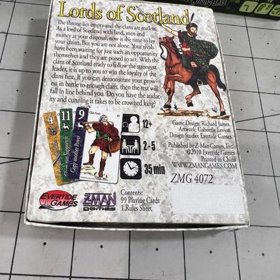 (5) Card Games: Fool, Lords of Scotland, and More