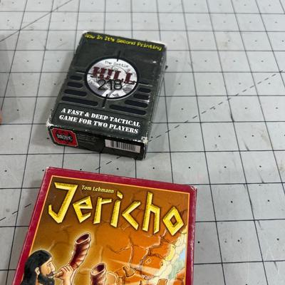 (4) Card Games: Jericho, Get the Goods and More