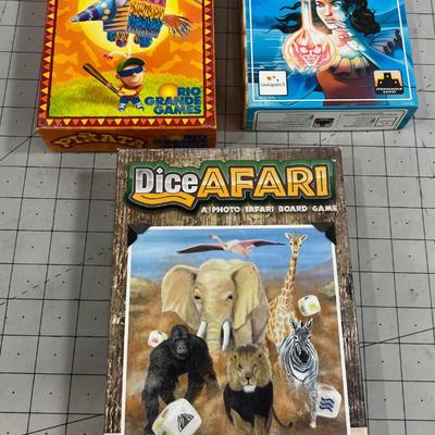 (3) Games: Bottle imp, Pinata, Dice Afari 