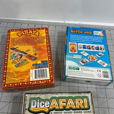(3) Games: Bottle imp, Pinata, Dice Afari 