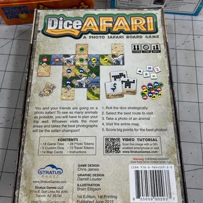 (3) Games: Bottle imp, Pinata, Dice Afari 