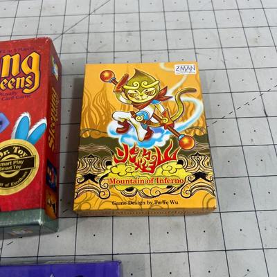 (3) Card Games: Romans Go Home, Sleeping Queens 