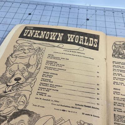 Unknown Worlds Fantasy Anthology 1948