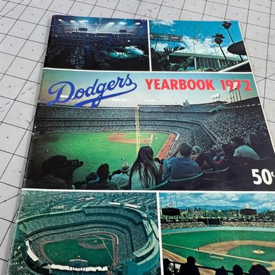 Los Angeles Dodgers Baseball Programs 1972 Originals!!! 