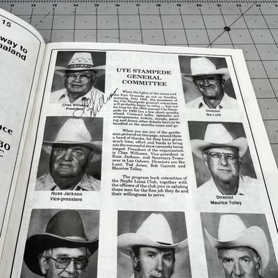 UTE Stampede Program 1989, Nephi Utah