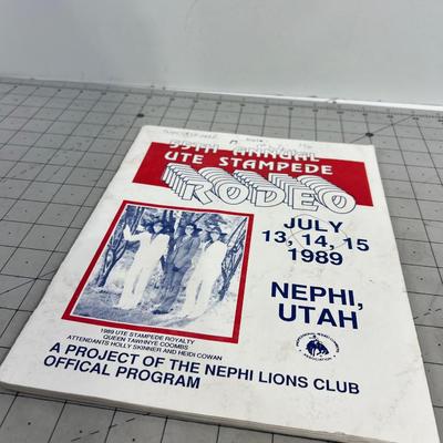 UTE Stampede Program 1989, Nephi Utah