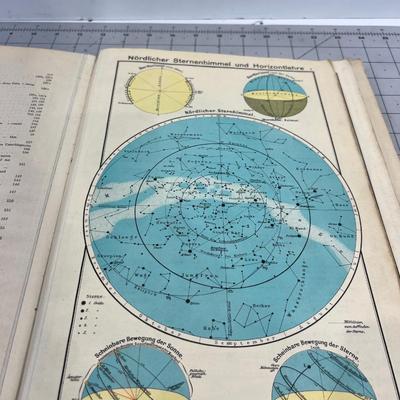 OLD! World Atlas in GERMAN form 1930's 