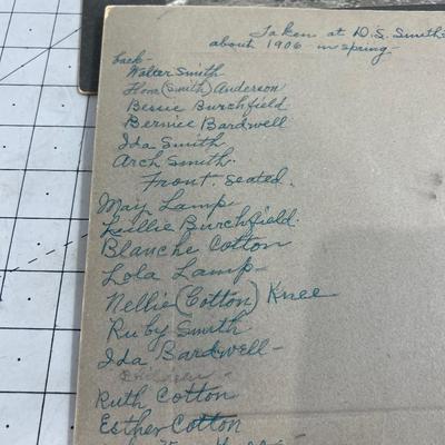 Antique Photographs (2) Exact same 1906, Family 