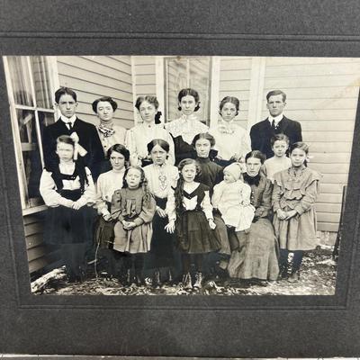 Antique Photographs (2) Exact same 1906, Family 