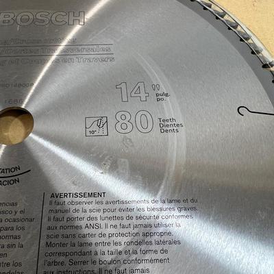 14" BOSCH Saw Blade, New 