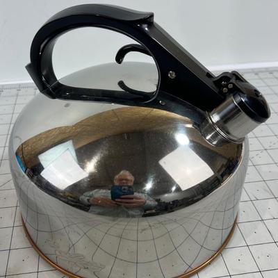 Stainless Steel Copper Bottom, Tea Kettle by Paul Reever