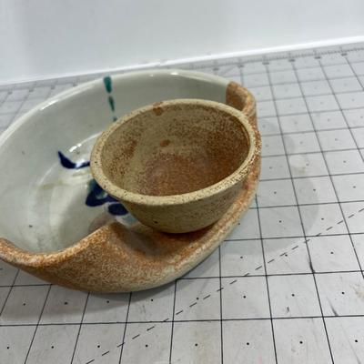 Studio Art Pottery Serving Bowl ORIGINAL By Bruce Larrabee 