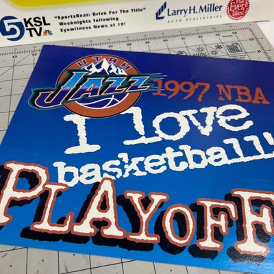 Utah JAZZ Fan Ephemera, Vintage