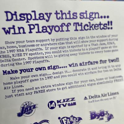 Utah JAZZ Fan Ephemera, Vintage