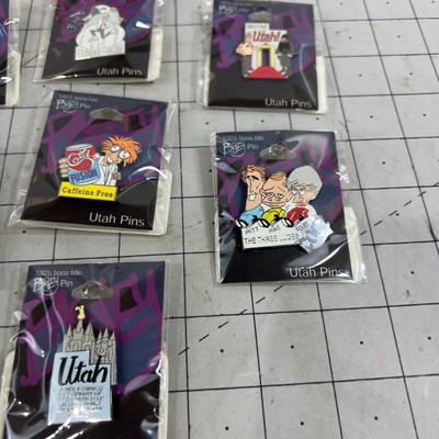 Pat Bagley Cartoonist Book and Silly Pins regarding Utah 2002 