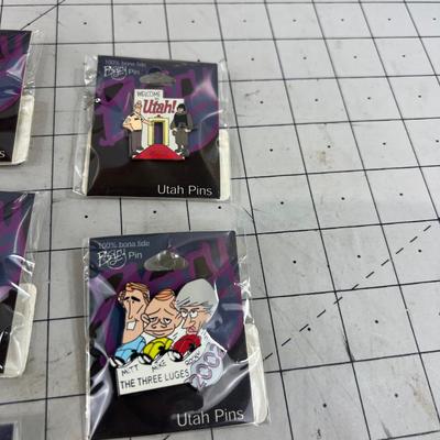 Pat Bagley Cartoonist Book and Silly Pins regarding Utah 2002 