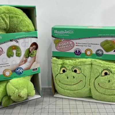 Battery Operated Foot and Neck Massagers, New  