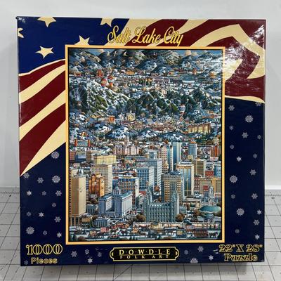 Salt Lake City Puzzle 1000 New not opened by Dowdle 