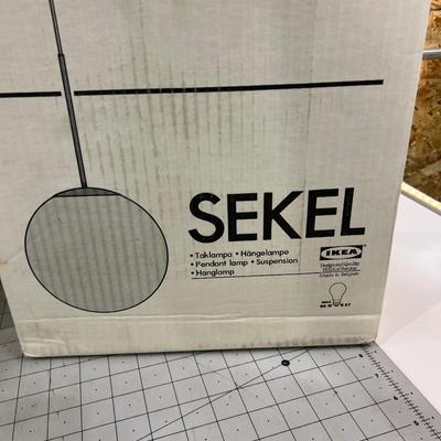 Dangle Glass 12" Swag Light MCM 