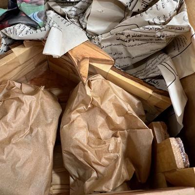 Olive Wood NATIVITY NEW never Out of the Box. HOLY FAMILY from The Holy Land