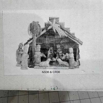 Olive Wood NATIVITY NEW never Out of the Box. HOLY FAMILY from The Holy Land