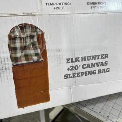 ELK HUNTER +20Degree Canvas NEW Sleep Bag BIG. 