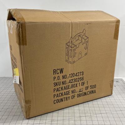 WOOD Play Castle NEW IN THE BOX 