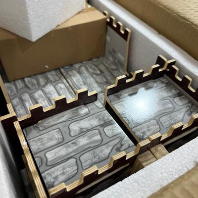 WOOD Play Castle NEW IN THE BOX 