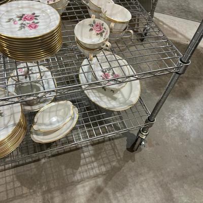 Rose Set of NORITAKE China Set for 12 People with 7 piece each Setting