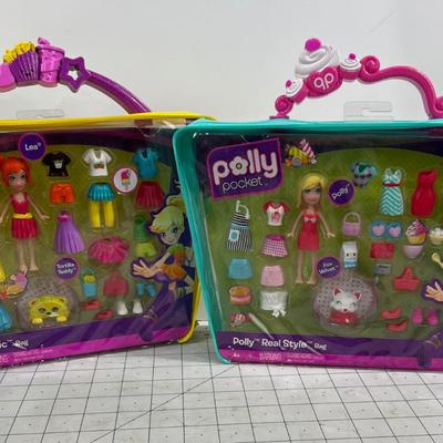 (2) Polley Pockets Toys NEW not opened or Played with 