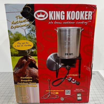 KING KOOKER New - Cook a Turkey Outside for the Holiday Block Party