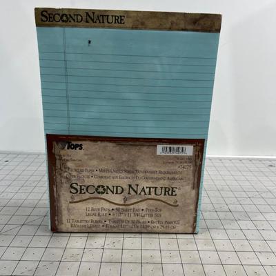 1 Dozen Letter Size BLUE Legal Pads NEW 