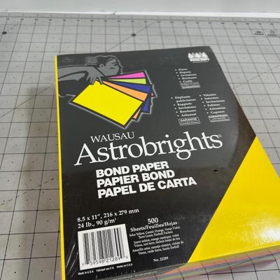 A Ream of Colored Paper #24 lb. 