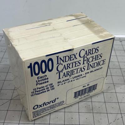 1000 - 3 X 5 Index Cards