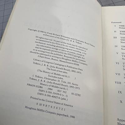 J R R TOLKEN Book Lot 