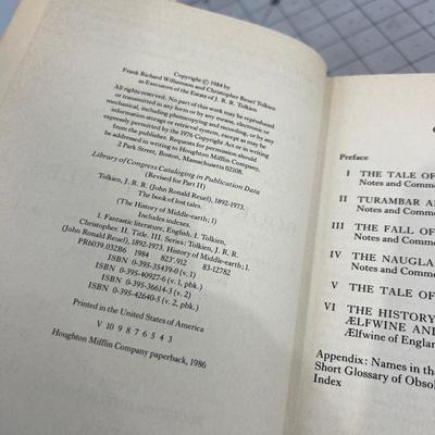 J R R TOLKEN Book Lot 