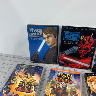 Collection of Star Wars DVD's 