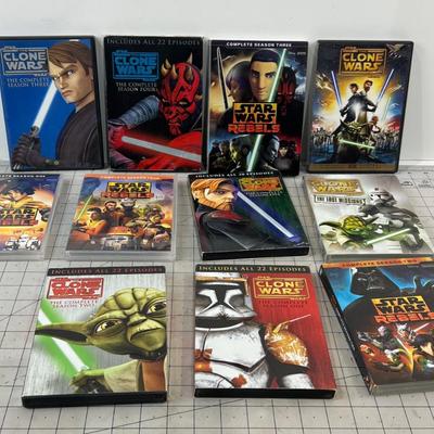 Collection of Star Wars DVD's 