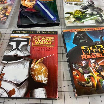 Collection of Star Wars DVD's 