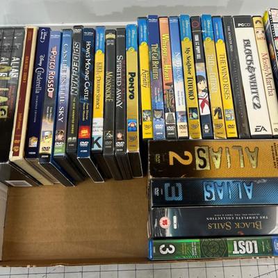 Tray of DVD's Lots of Anime 