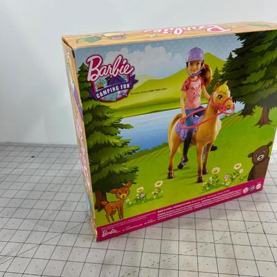 BARBIE Camping with a Horse