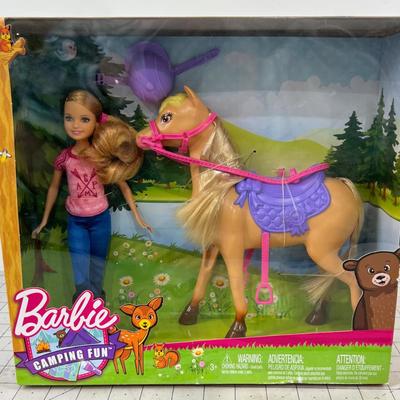 BARBIE Camping with a Horse