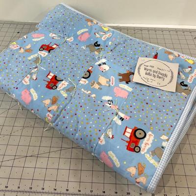 HAND CRAFTED NEW Quilt "On The Farm" 