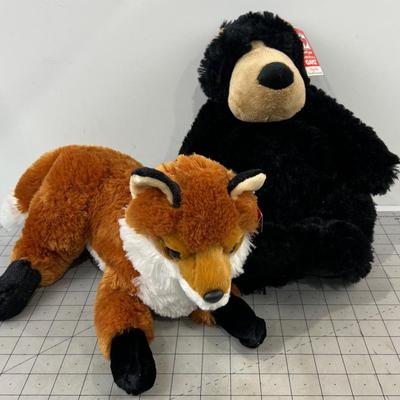 Bear and the Fox NEW PLUSH Stuffies 