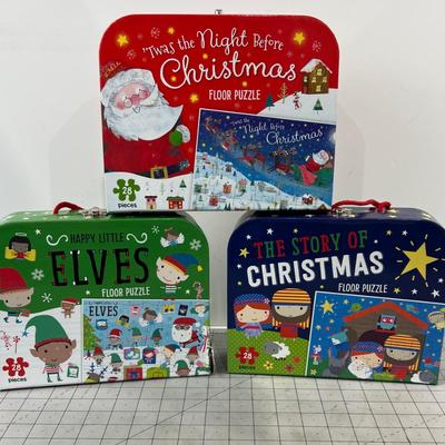 3 Christmas FLOOR Puzzles 