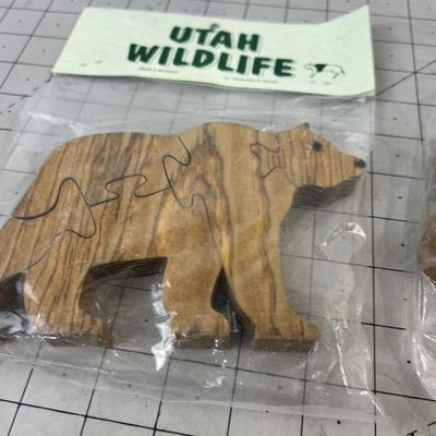 2 Utah Wild Life Puzzles 