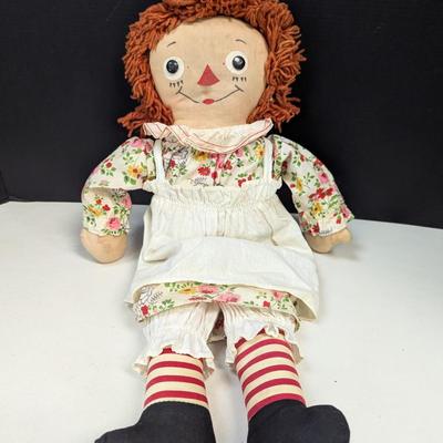 Vintage Raggedy Ann Doll "I Love You"