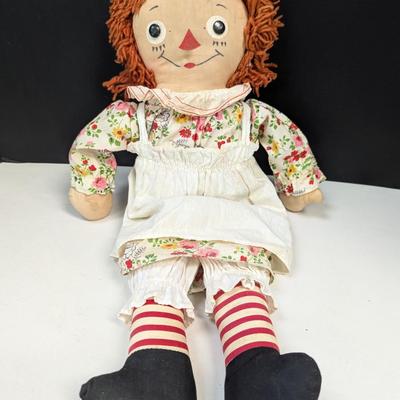 Vintage Raggedy Ann Doll "I Love You"