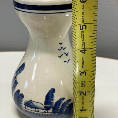 Dutch delft blue vase